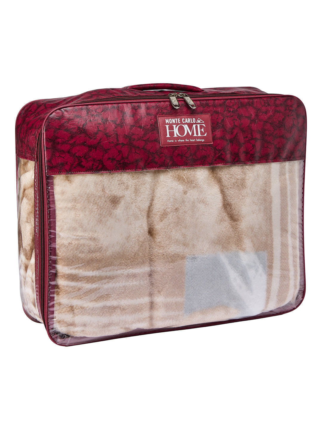 Printed Single Bed 1 Ply 580 GSM Blanket for Winter (Relations), Weight 1.9 kg