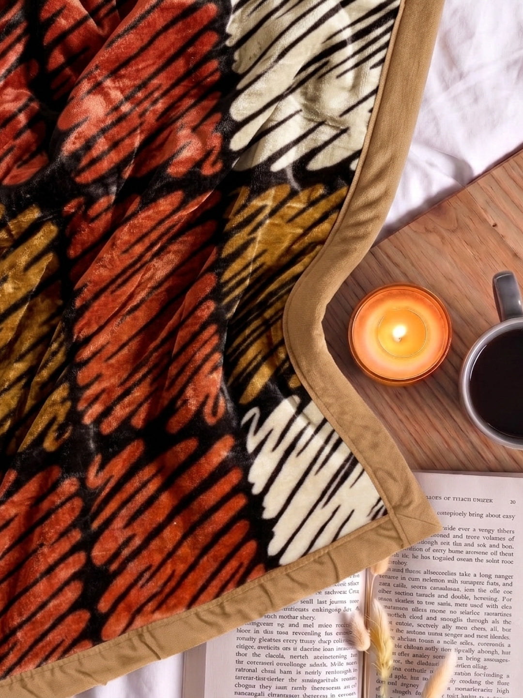 Printed Single Bed 1 Ply 580 GSM Blanket for Winter (Relations), Weight 1.9 kg