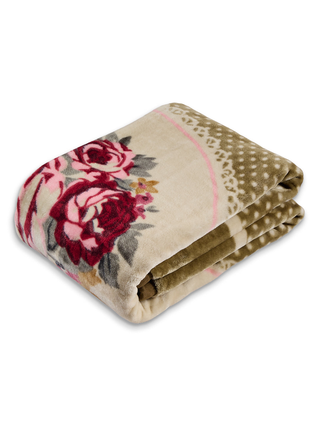 Printed Single Bed 1 Ply 580 GSM Blanket for Winter (Relations), Weight 1.9 kg
