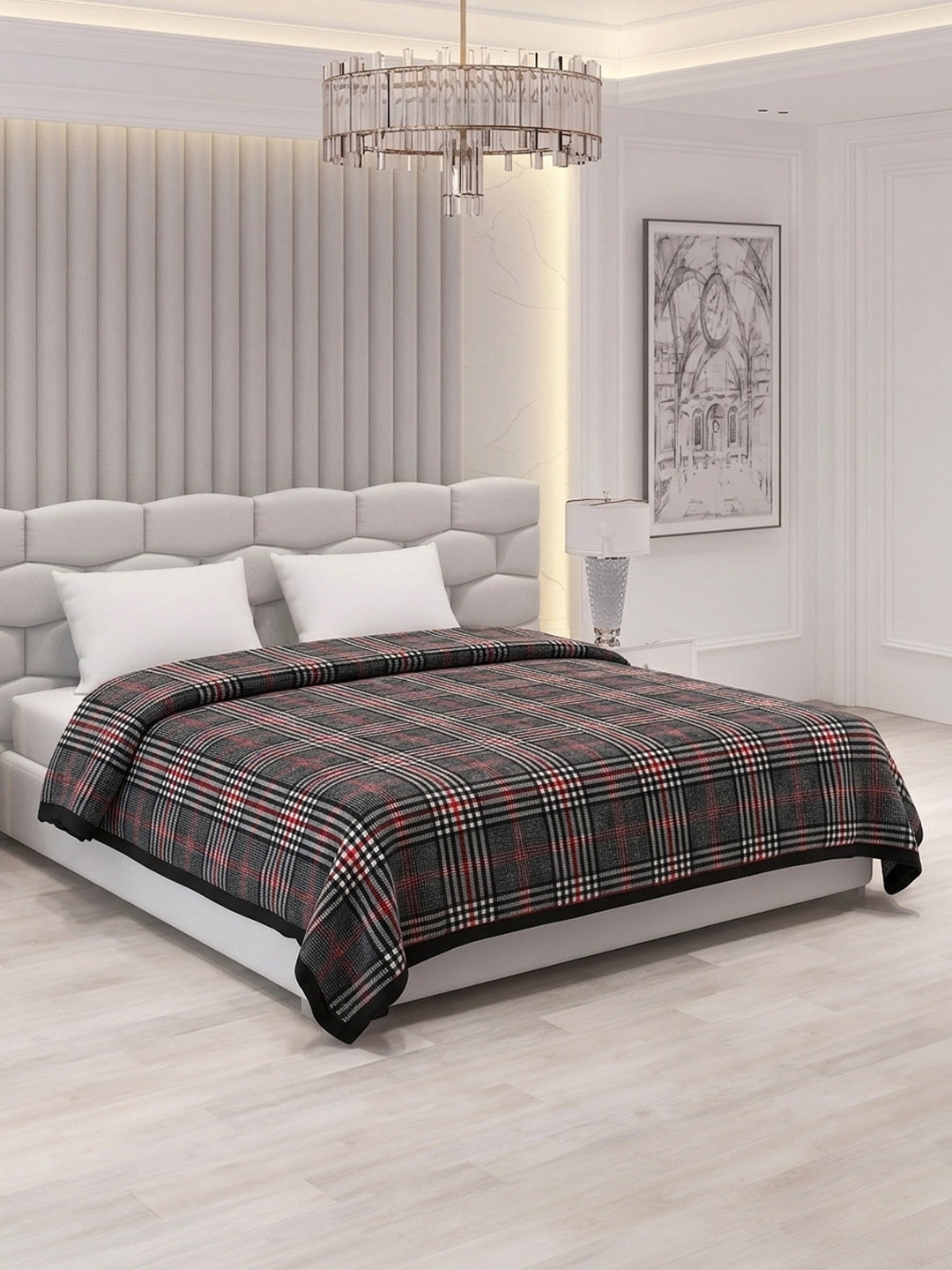 Double Bed 2 Ply 440 GSM Blanket for Winter (Robin), Weight 2.3 kg