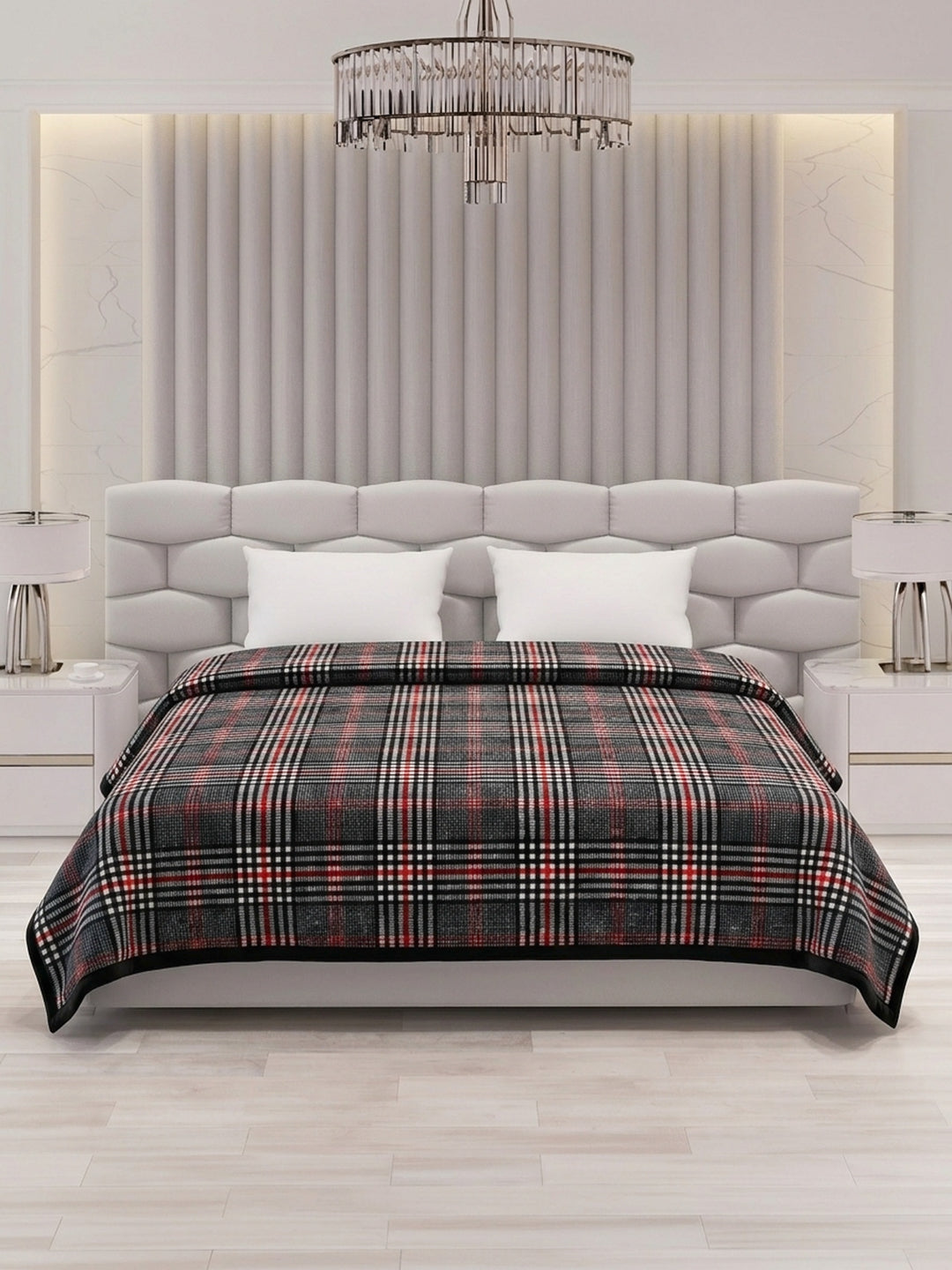 Double Bed 2 Ply 440 GSM Blanket for Winter (Robin), Weight 2.3 kg