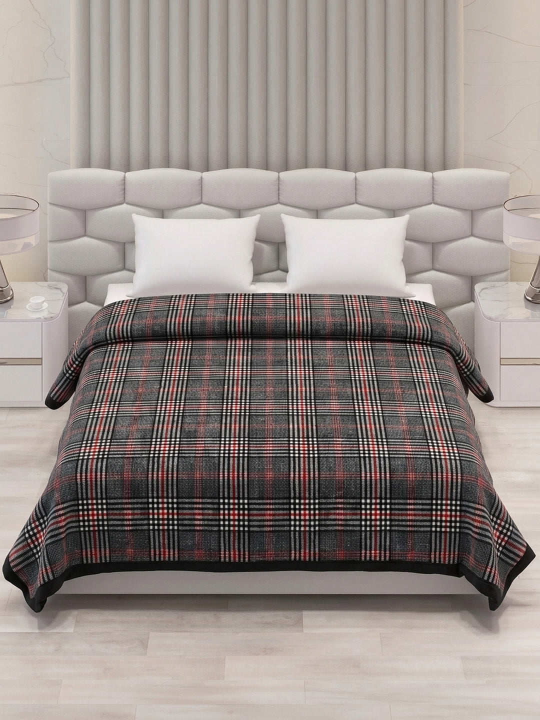 Double Bed 2 Ply 440 GSM Blanket for Winter (Robin), Weight 2.3 kg