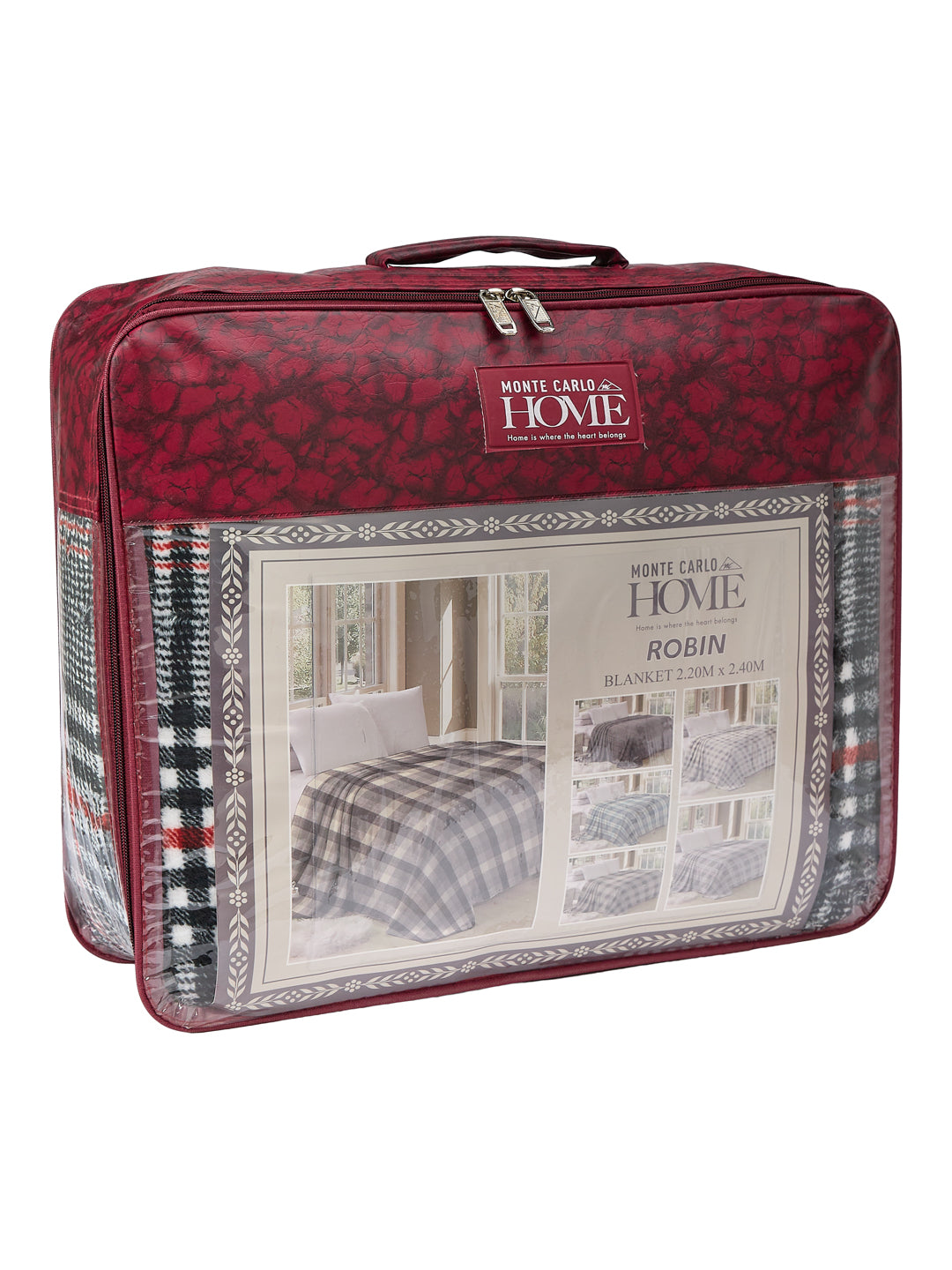 Double Bed 2 Ply 440 GSM Blanket for Winter (Robin), Weight 2.3 kg