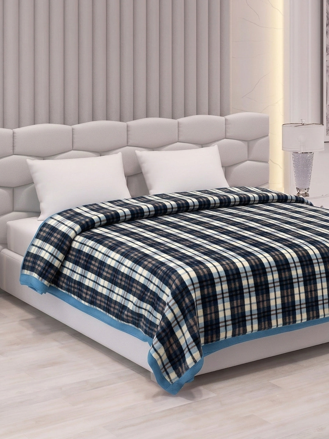 Double Bed 2 Ply 440 GSM Blanket for Winter (Robin), Weight 2.3 kg