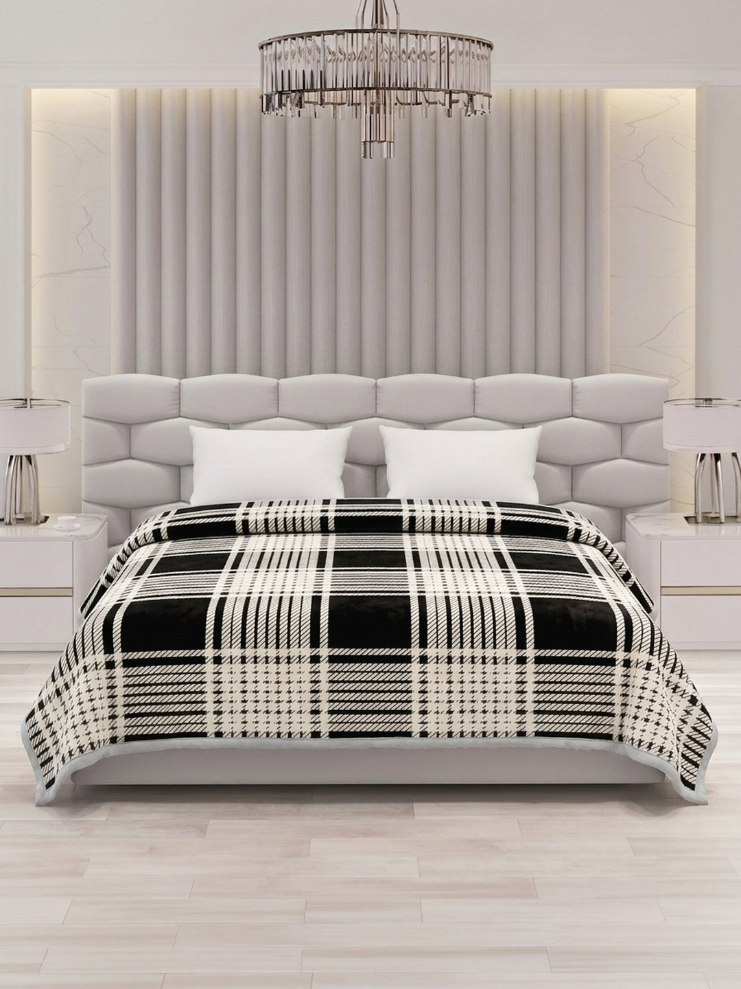 Double Bed 2 Ply 440 GSM Blanket for Winter (Robin), Weight 2.3 kg