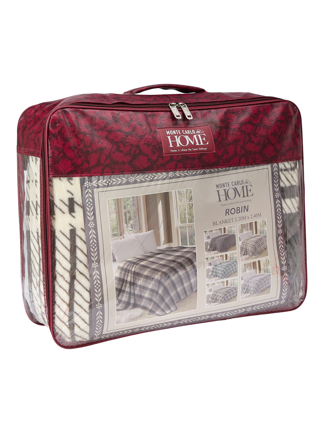 Double Bed 2 Ply 440 GSM Blanket for Winter (Robin), Weight 2.3 kg