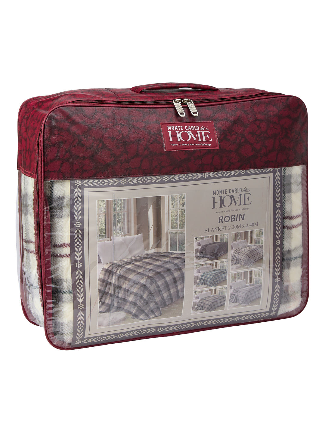 Double Bed 2 Ply 440 GSM Blanket for Winter (Robin), Weight 2.3 kg
