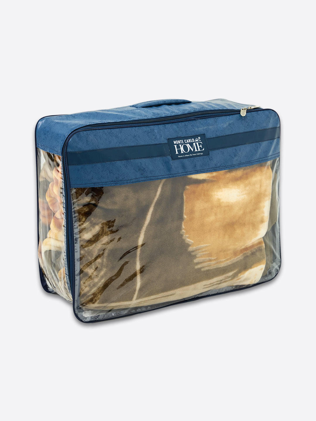 Printed Double Bed 1 Ply 550 GSM Blanket for Winter (Roman), Weight 2.9 kg