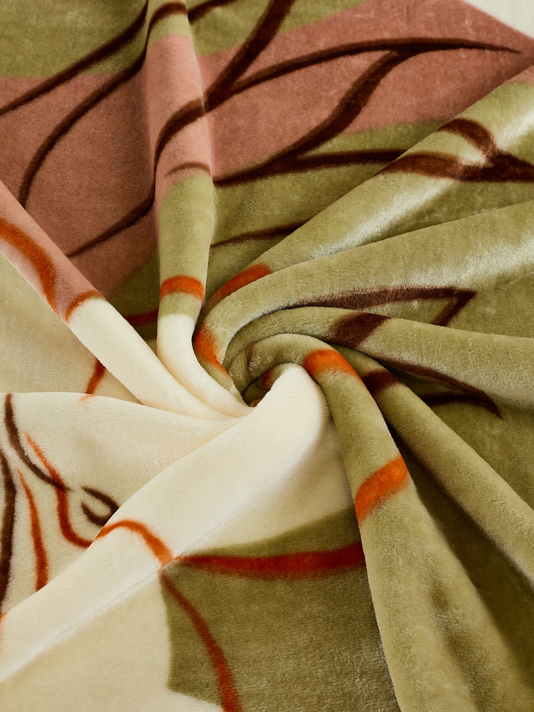 Printed Double Bed 1 Ply 550 GSM Blanket for Winter (Roman), Weight 2.9 kg
