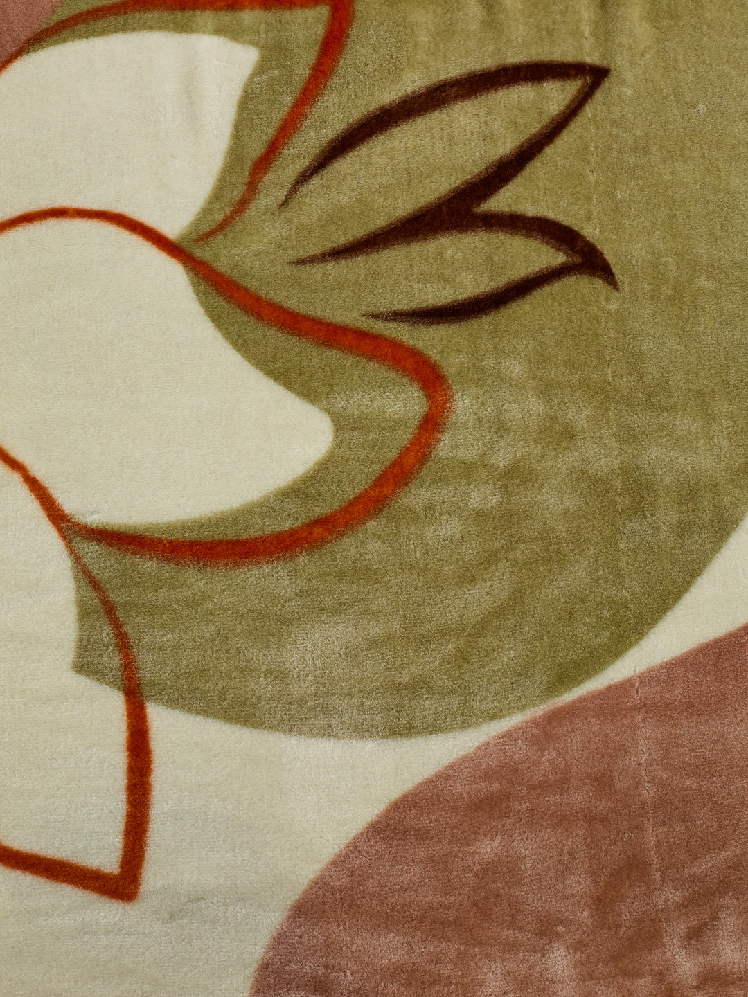 Printed Double Bed 1 Ply 550 GSM Blanket for Winter (Roman), Weight 2.9 kg