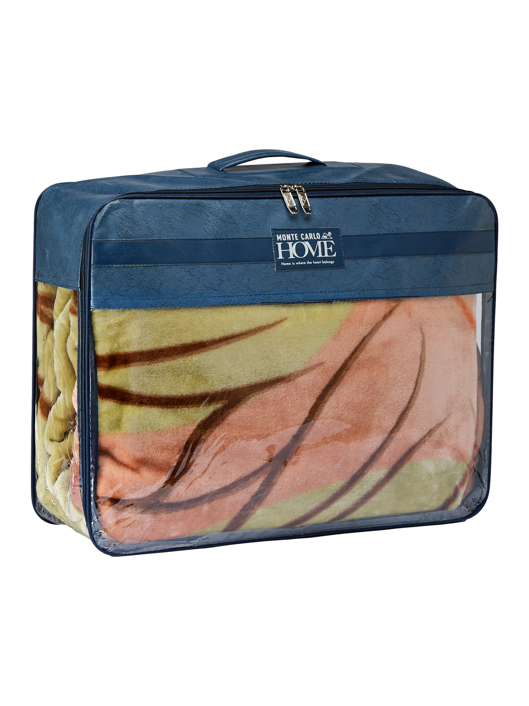 Printed Double Bed 1 Ply 550 GSM Blanket for Winter (Roman), Weight 2.9 kg
