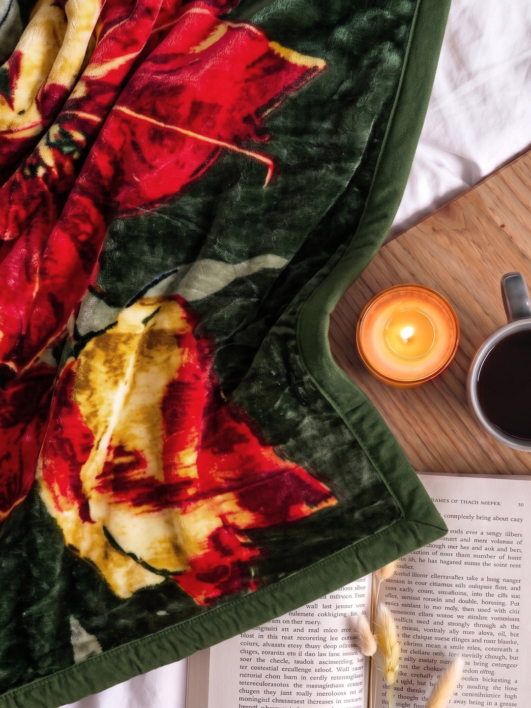 Printed Double Bed 1 Ply 550 GSM Blanket for Winter (Roman), Weight 2.9 kg