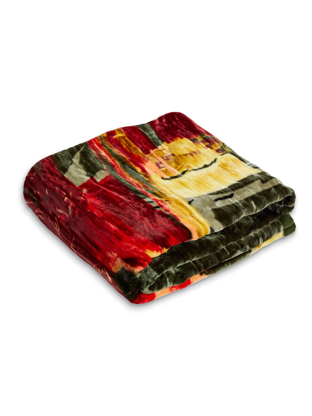 Printed Double Bed 1 Ply 550 GSM Blanket for Winter (Roman), Weight 2.9 kg