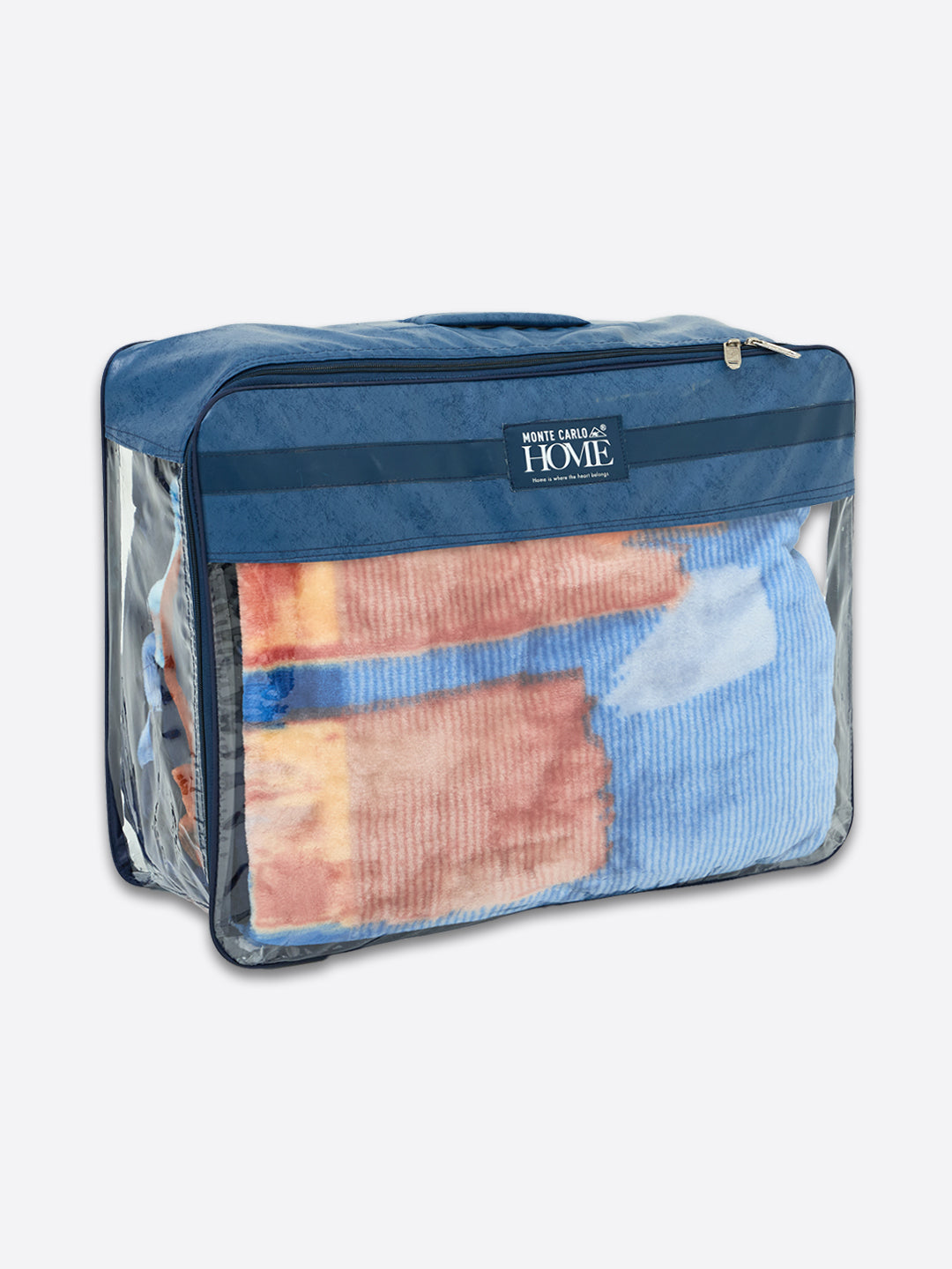 Printed Double Bed 1 Ply 550 GSM Blanket for Winter (Roman), Weight 2.9 kg