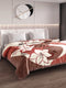 Printed Double Bed 1 Ply 550 GSM Blanket for Winter (Roman), Weight 2.9 kg
