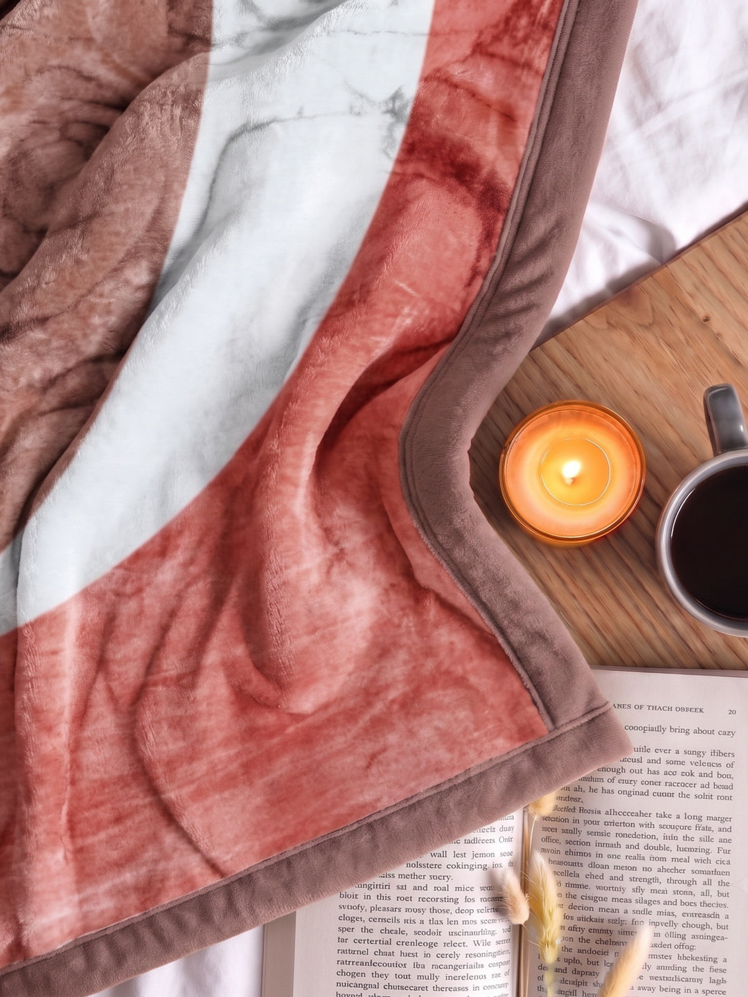 Printed Double Bed 1 Ply 550 GSM Blanket for Winter (Roman), Weight 2.9 kg
