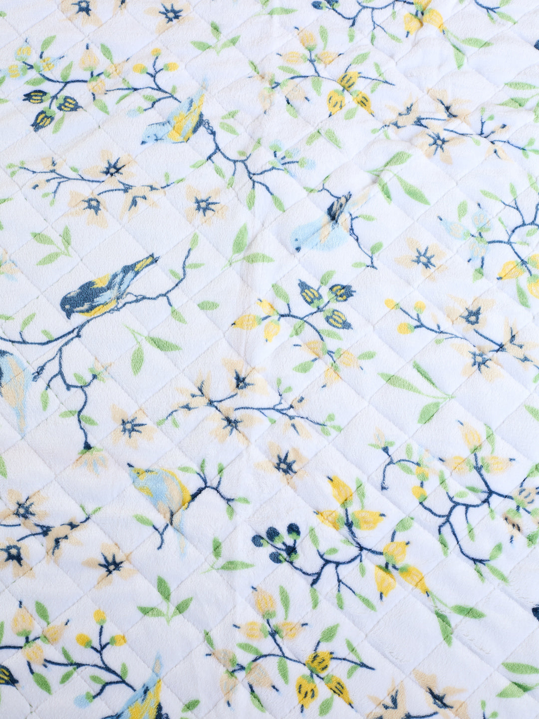 Floral Print Double Bed 3 Ply 470 GSM Blanket for Winter (Rosette), Weight 2.5 kg