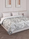 Printed Double Bed 3 Ply 470 GSM Blanket for Winter (Rosette), Weight 2.5 kg