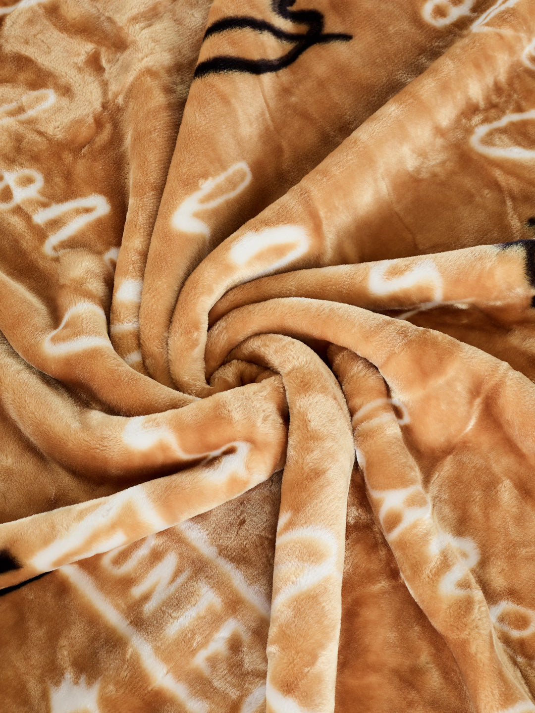 Printed Double Bed 2 Ply 550 GSM Blanket for Winter (Royal Gold Plus), Weight 3 kg
