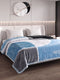 Printed Double Bed 2 Ply 550 GSM Blanket for Winter (Royal Gold Plus), Weight 3 kg