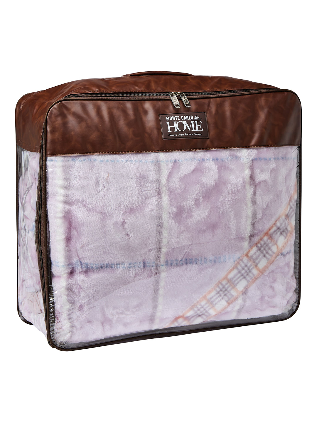Printed Double Bed 2 Ply 550 GSM Blanket for Winter (Royal Gold Plus), Weight 3 kg