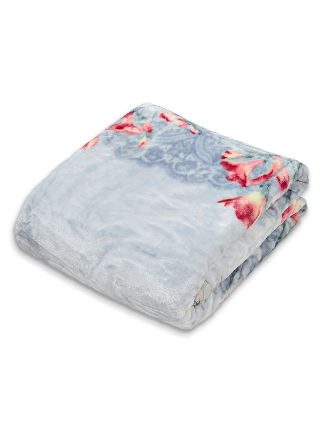 Printed Double Bed 2 Ply 550 GSM Blanket for Winter (Royal Gold Plus), Weight 3 kg