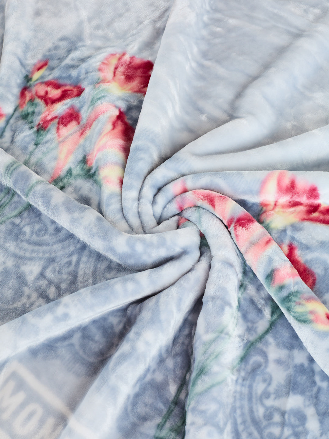 Printed Double Bed 2 Ply 550 GSM Blanket for Winter (Royal Gold Plus), Weight 3 kg