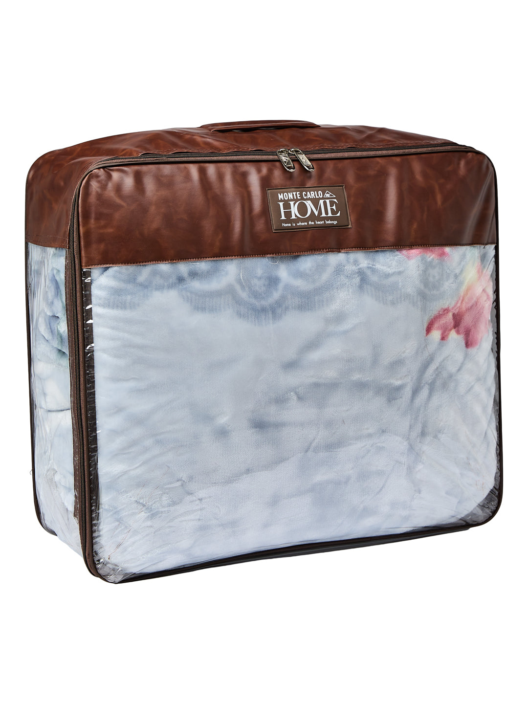Printed Double Bed 2 Ply 550 GSM Blanket for Winter (Royal Gold Plus), Weight 3 kg