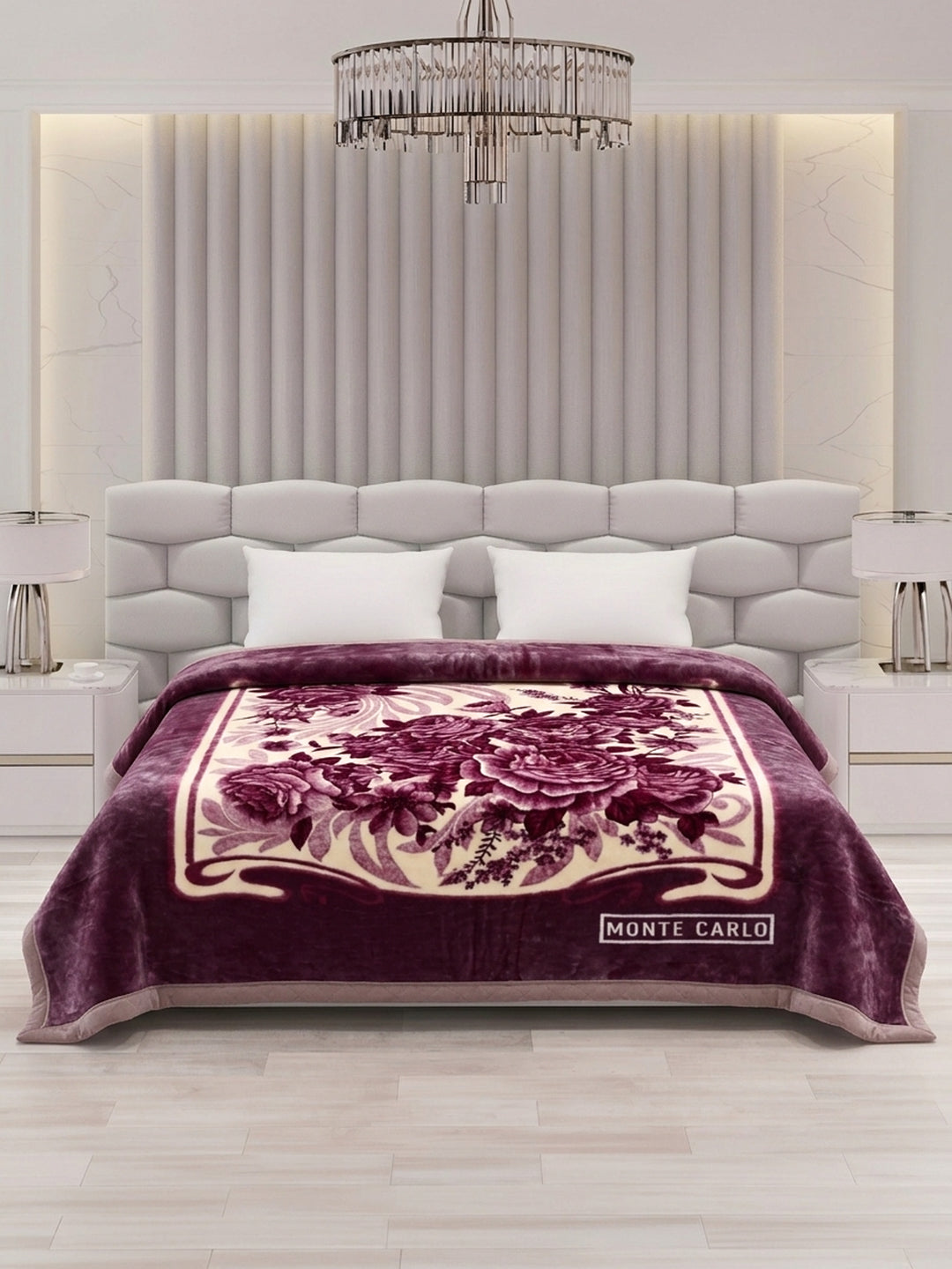 Printed Double Bed 3 Ply 1300 GSM Blanket for Winter (Rustom), Weight 7 kg