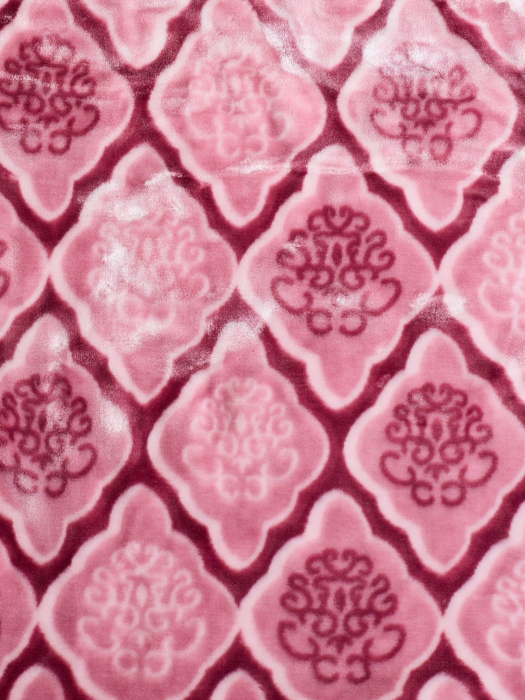 Printed Double Bed 2 Ply 950 GSM Blanket for Winter (Rusty), Weight 5 kg
