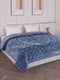 Printed Double Bed 2 Ply 950 GSM Blanket for Winter (Rusty), Weight 5 kg