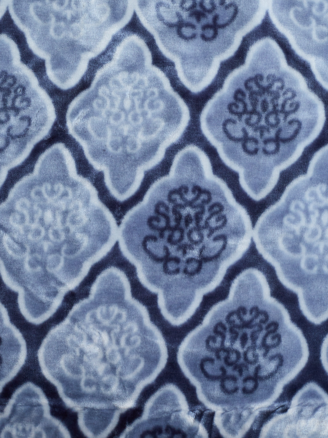 Printed Double Bed 2 Ply 950 GSM Blanket for Winter (Rusty), Weight 5 kg
