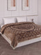 Printed Double Bed 2 Ply 950 GSM Blanket for Winter (Rusty), Weight 5 kg