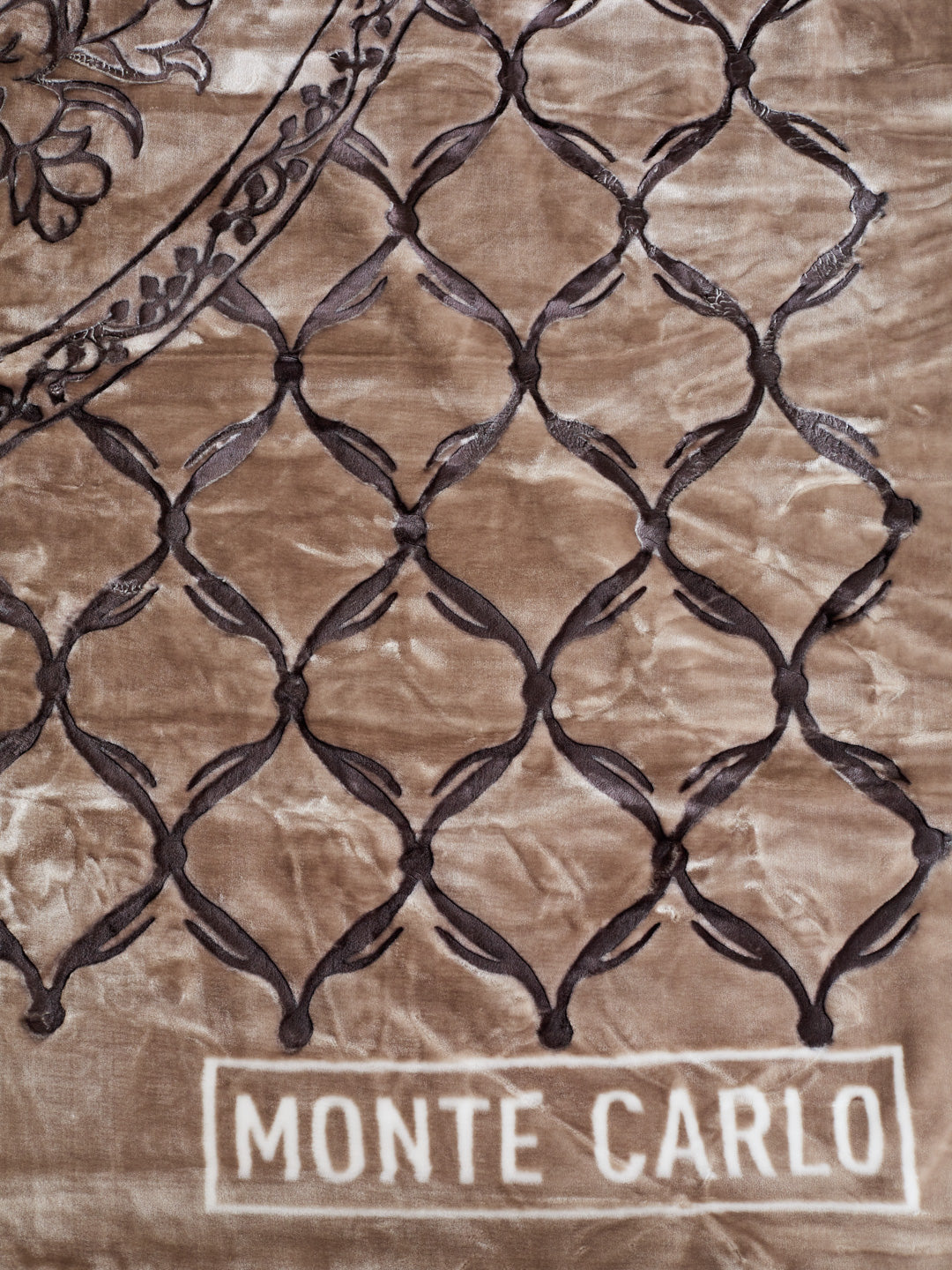 Printed Double Bed 2 Ply 950 GSM Blanket for Winter (Rusty), Weight 5 kg