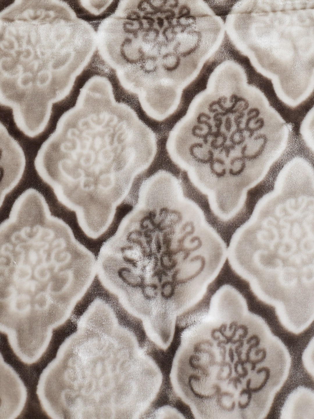Printed Double Bed 2 Ply 950 GSM Blanket for Winter (Rusty), Weight 5 kg