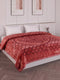 Printed Double Bed 2 Ply 950 GSM Blanket for Winter (Rusty), Weight 5 kg
