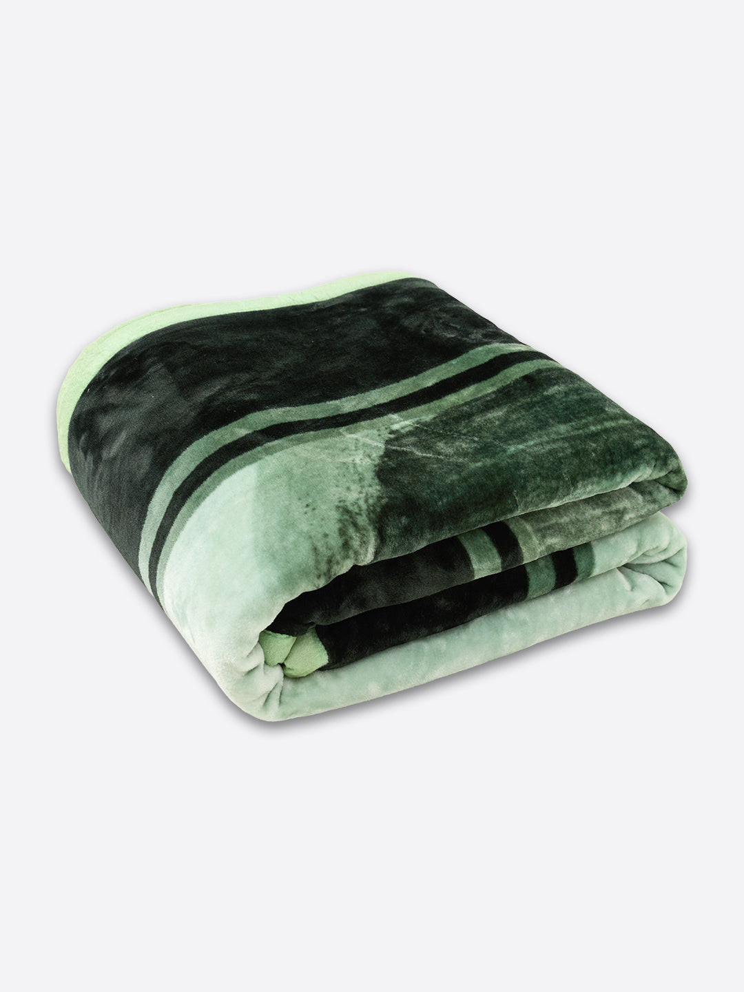 Floral Print Double Bed 1 Ply 500 GSM Blanket for Winter (Rynk), Weight 2.4 kg