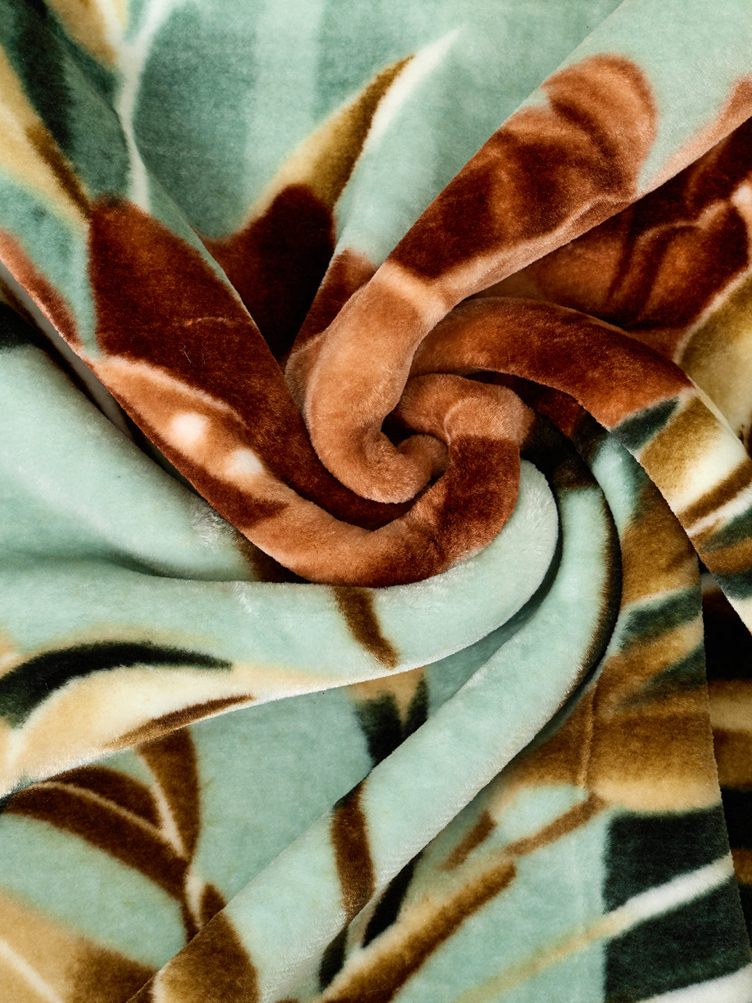 Floral Print Double Bed 1 Ply 500 GSM Blanket for Winter (Rynk), Weight 2.4 kg