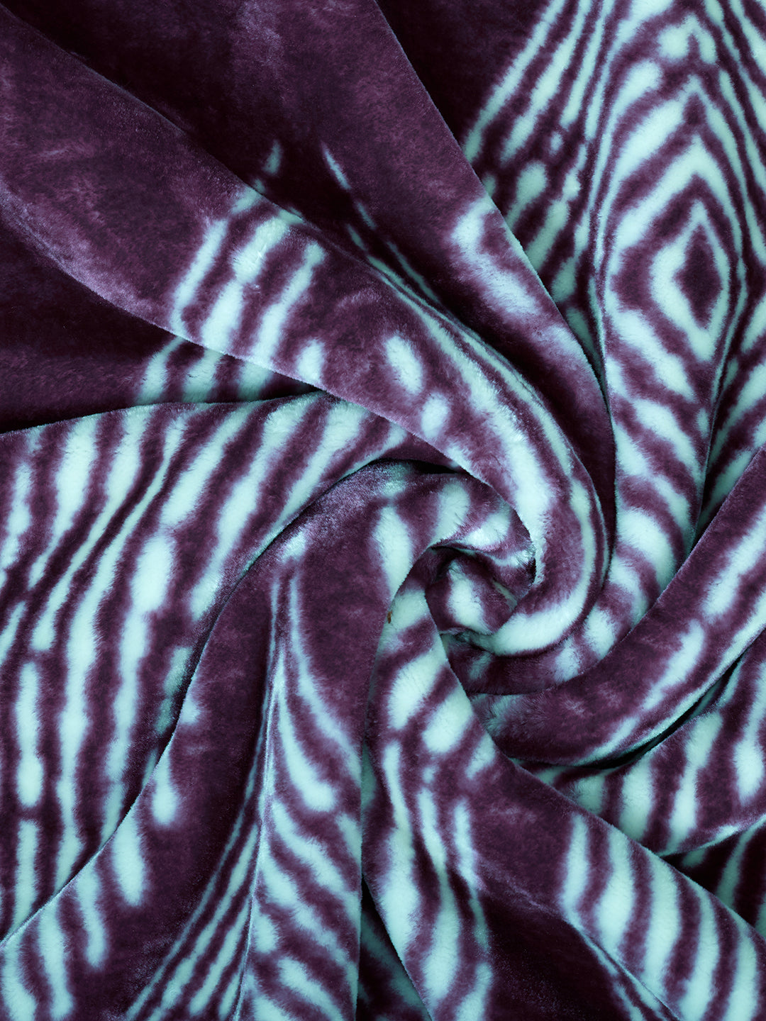 Floral Print Double Bed 1 Ply 500 GSM Blanket for Winter (Rynk), Weight 2.4 kg
