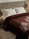 Floral Print Double Bed 1 Ply 500 GSM Blanket for Winter (Rynk), Weight 2.4 kg