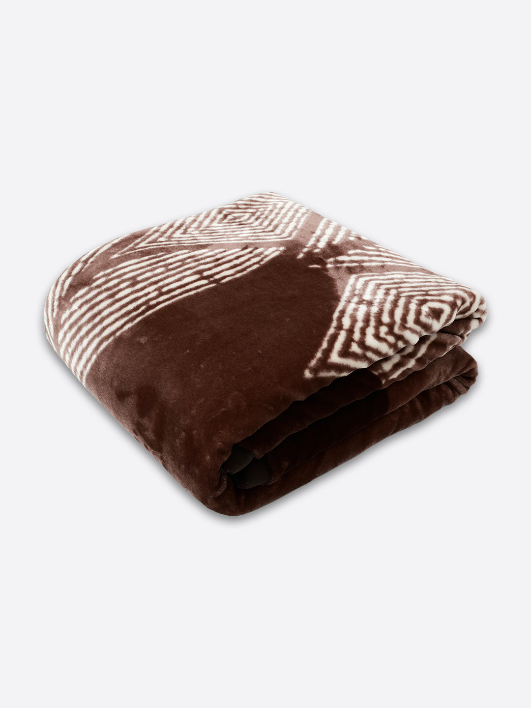 Floral Print Double Bed 1 Ply 500 GSM Blanket for Winter (Rynk), Weight 2.4 kg