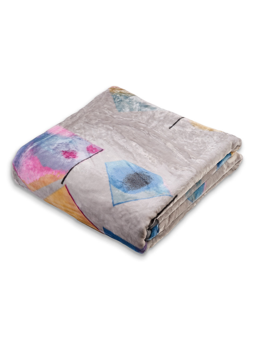 Printed Double Bed 2 Ply 600 GSM Blanket for Winter (Samuel Plus), Weight 3.15 kg