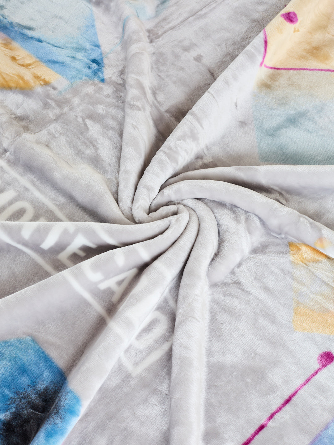 Printed Double Bed 2 Ply 600 GSM Blanket for Winter (Samuel Plus), Weight 3.15 kg
