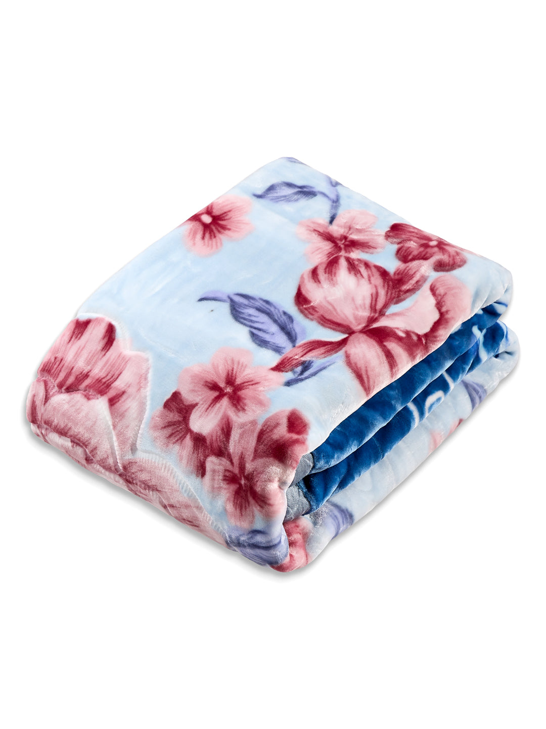 Printed Single Bed 1 Ply 850 GSM Blanket for Winter (Sarilia), Weight 3 kg