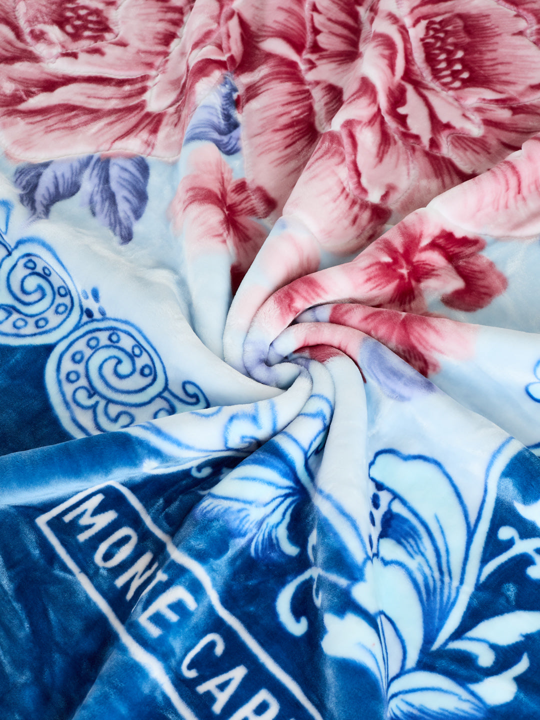 Printed Single Bed 1 Ply 850 GSM Blanket for Winter (Sarilia), Weight 3 kg