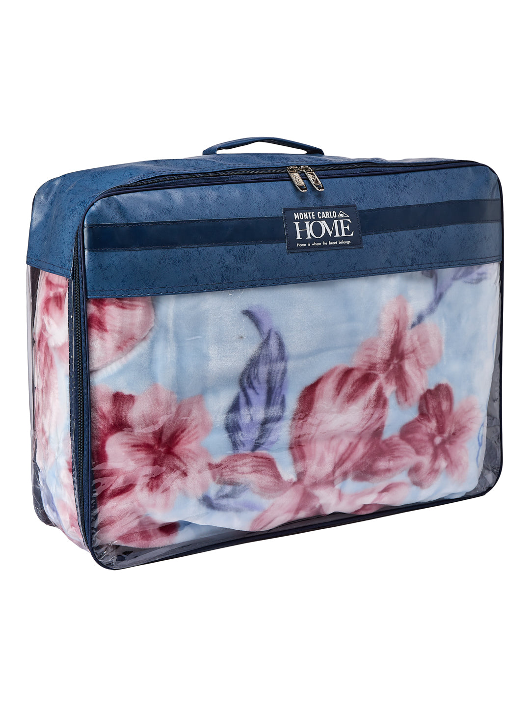 Printed Single Bed 1 Ply 850 GSM Blanket for Winter (Sarilia), Weight 3 kg