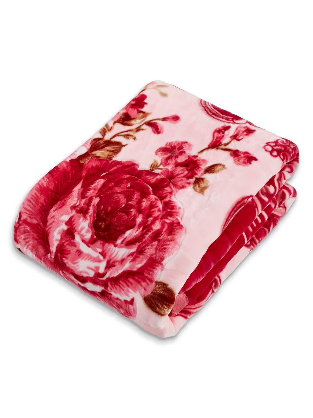 Printed Single Bed 1 Ply 850 GSM Blanket for Winter (Sarilia), Weight 3 kg