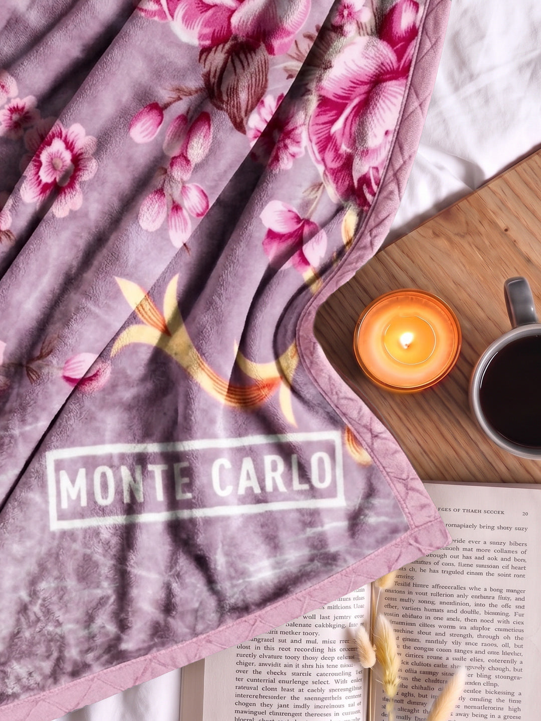 Printed Single Bed 1 Ply 850 GSM Blanket for Winter (Sarilia), Weight 3 kg