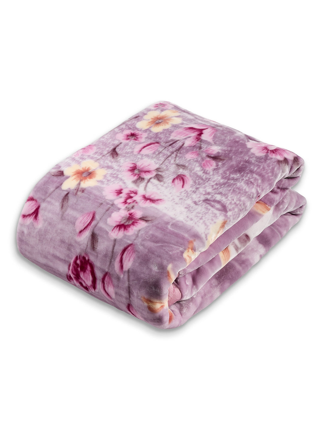Printed Single Bed 1 Ply 850 GSM Blanket for Winter (Sarilia), Weight 3 kg