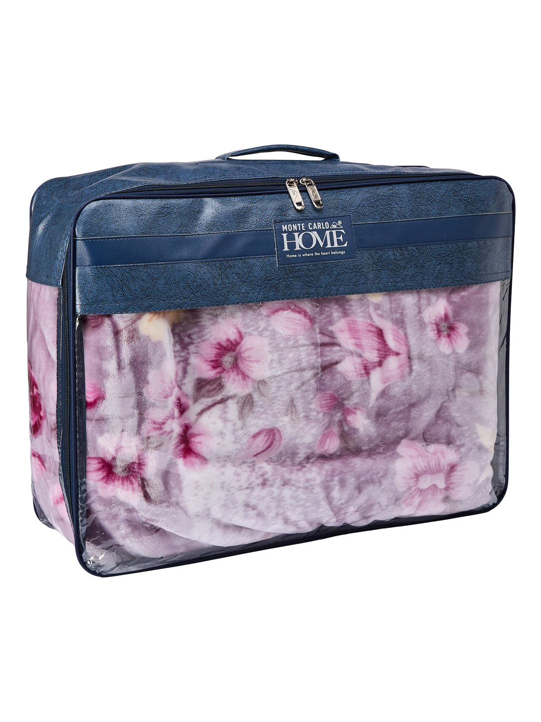 Printed Single Bed 1 Ply 850 GSM Blanket for Winter (Sarilia), Weight 3 kg